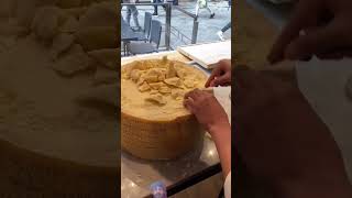 Viral Grana padano cheese wheel of Italy streetfood amazingfacts food pizza foodie facts [upl. by Bernard]