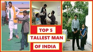 Top 5 Tallest Man in India [upl. by Enotna]