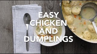 Easy Chicken and Dumplings [upl. by Senecal]