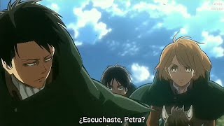 Levi se preocupa por Petra y la manda a un sitio seguro  Shingeki No Kyojin [upl. by Amat567]