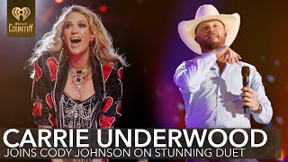 Watch Carrie Underwood Join Cody Johnson On Stunning Im Gonna Love You  Fast Facts [upl. by Edrahc]