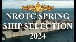 Spring 2024 NROTC Ship Selection Day 2 [upl. by Gillett]