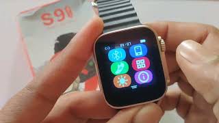 S9 ultra smart watch connect to phoneS9 ultra smartwatch connect kaise karen [upl. by Imorej179]