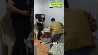 Portakal suyu diye yumurta içirdim çok komik oldufunny komedi komikvideolar viralvideo trending [upl. by Nolahc]