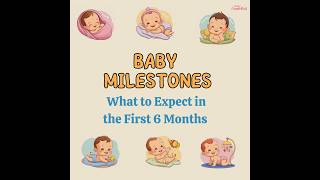 Baby Milestones  What to Expect in the First 6 Months [upl. by Boothe]