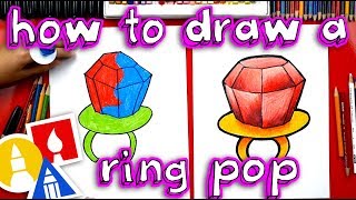 How To Draw A Ring Pop [upl. by Rexana909]