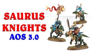 Saurus Knights in AOS 30  Our Best MSU Unit [upl. by Cleres58]