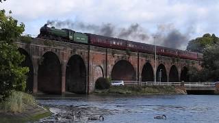 61306 Mayflower at Fareham Viaduct 15819 [upl. by Ebonee]