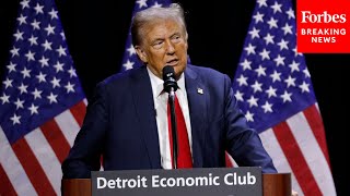 Thats Right—I Used The Word Trump Says US Was Rd By Big Companies In Michigan Speech [upl. by Trip]