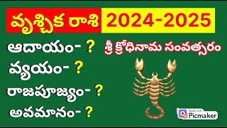 Vruschika Rasi 2024 telugu2024 Rasi Phalalu in teluguScorpio HoroscopeVruschika Rasi Phalalu 2023 [upl. by Ahsiram258]