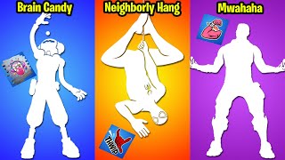 These Legendary Fortnite Dances Have Voices Love it Mwahaha Neighborly Hang [upl. by Islaen787]