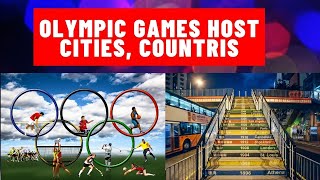 olympic games host  olympic games host countries  olympic games host cities  olympic games held [upl. by Marchall]