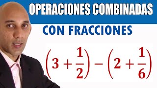 Operaciones Combinadas con Fracciones  Ejemplo 3 [upl. by Fanchan109]