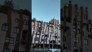 The Hundertwasser Building building wonderful art discover explore art [upl. by Ervin]