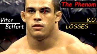 PHENOMenal MMA LOSSES by KO Vitor Belfort quotThe Phenomquot [upl. by Gabbey611]