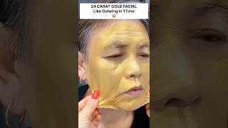 Parlour Like Golden Facial At HomeGet Glowing SkinRemove Dark Spots amp Pimple skin beauty shorts [upl. by Shiverick]