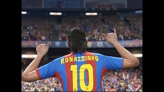 Ronaldinho LIVE now in PES2018 [upl. by Niai691]