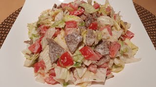 Салат Кебаб Salad Kebab  Kebabsalat [upl. by Crelin]