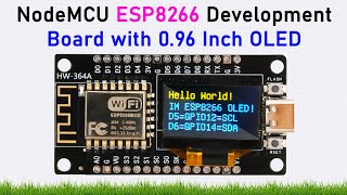 How to Set Up NodeMCU ESP8266 with 096 Inch OLED Display  Beginner Tutorial [upl. by Akinal206]