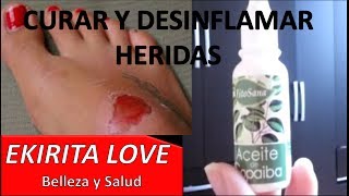 CURAR HERIDAS INFECTADAS HERIDAS CORTADAS Ekirita Love [upl. by Farrington696]