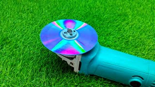 Why is it not Patented  Insert a Compact Disc into The Angle Grinder and be Amazed [upl. by Anipsed]