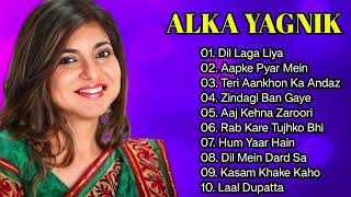 ALKA YAGNIK Hit SOngs  Best Of Alka Yagnik  Latest Bollywood Hindi Songs  Golden Hits [upl. by Asirem]