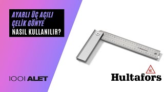 Ayarlı Üç Açılı Çelik Gönye Nedir  Nasıl Kullanılır  MARANGOZLUK DERSLERİ [upl. by Johst]