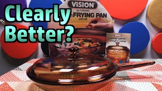 Vintage Corning VISION® Pyroceramic Frying Pan  I Can Unbox Anything [upl. by God]