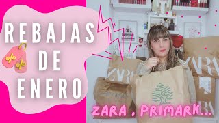 HAUL DE REBAJAS  ZARAPRIMARK SPRINFIELD PRIMERAS REBAJAS ROPA NIĆ‘ Y ADULTO [upl. by Anyahc855]