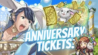 FEH 7th Anniversary Seasonal Hero Tickets Fire Emblem Heroes [upl. by Llehcram185]