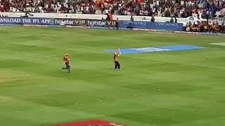 WARNER CELEBRATING HIS 100 AGAINST RCBMUST WATCH [upl. by Anyalram771]