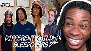 Different Childhood Sleepovers pt5  Ep3 Dtay Known THESE SLEEPOVERS ARE WILD 😂🤣 Reaction [upl. by Aihsei316]