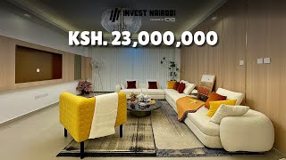 Touring The Biggest amp Best 💹 3BR Apartment in Nairobi  Kenya 💵 KSH 23000000 realestate [upl. by Ehlke]