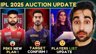 IPL 2025 News PBKS New Auction Plan😲Venkatesh Iyer RETENTION in KKR CONFIRM  Mega Auction Update [upl. by Ennairda]