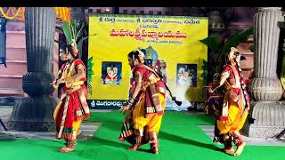 Brahmamu okkate Para Brahmamu okkate Dance Sahitya Hatsini Janusri Sanjana kuchipudi Nrutyalaya [upl. by Ninerb]