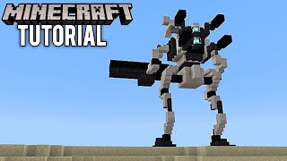 MINECRAFT PS4  How To Build Northstar Viper From Titanfall 2 [upl. by Yoshio]