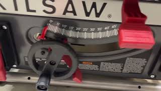 SKIL SPT99T 01 Portable Worm Drive Table Saw Review [upl. by Finbar718]