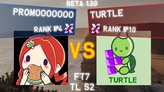 TETRIO  Promooooooo Rank 4 vs Turtle Rank 10  TETRIO High Level Replays [upl. by Bria]