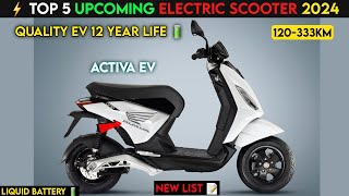 ⚡ Top 5 Upcoming Electric Scooter 2024  100 Confirm  Best Electric scooter 2024  Ev auto Gyan [upl. by Trah755]