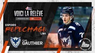 Repêchage LNH 2023  Sous la loupe  Ethan Gauthier [upl. by Colpin112]