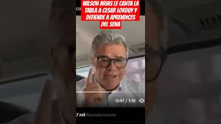 WILSON ARIAS LE CANTA LA TABLA A CESAR LORDUY Y DEFIENDE A APRENDICES DEL SENA [upl. by Rodger]