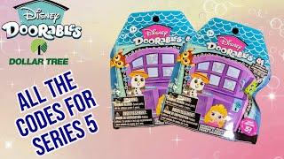 A Full Set of Series 5  Dollar Tree Disney Doorables Series 5 Blind Bags  Adult Collector Review [upl. by Brose749]