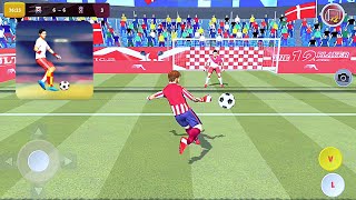 Goalie wars football challenge gameplay android game mobile on play store [upl. by Eahsram]