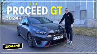 KIA ProCeed GT 2024 204PS  sportlich und beliebt ReviewSoundcheck 4K [upl. by Gabbey]