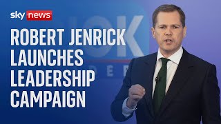 Robert Jenrick launches campaign to be Conservative leader [upl. by Nitsoj927]