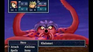 Dragon Quest VIII Boss Khalamari low level [upl. by Nirtiac]