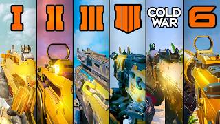 Unlocking Gold Camo in EVERY CoD Black Ops [upl. by Clerissa]