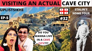 Whats Inside Georgias CAVE CITY Uplistsikhe Travel Vlog  Part 5  Stalins Home Tour [upl. by Kermit]