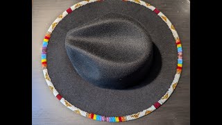 Tips on how to plan and Bead a Fedora Hat [upl. by Wiley]