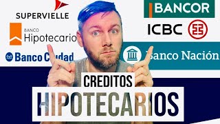 ⭕️ COMPARACIÓN de CREDITOS HIPOTECADIOS 2024 UVA en Argentina [upl. by Yrkcaz]